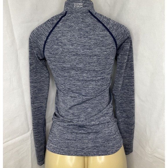 Victorias Secret‎ PINK Active Pullover Seamless Top Athletic Thumb Holes Sz XS - Picture 8 of 8